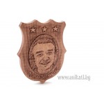 Дърворезба от снимка с лого на футболен отбор Дърворезба от снимка с лого на футболен отбор